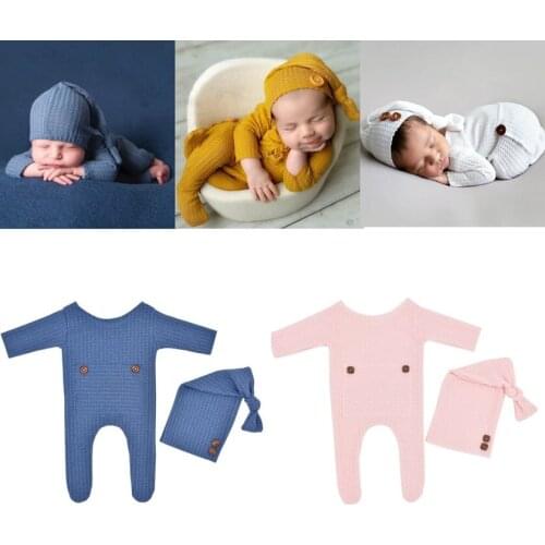 Newborn Photography Props Baby Romper Bodysuits Outfit Photography Studio Shoot Newborn Photo Outfits