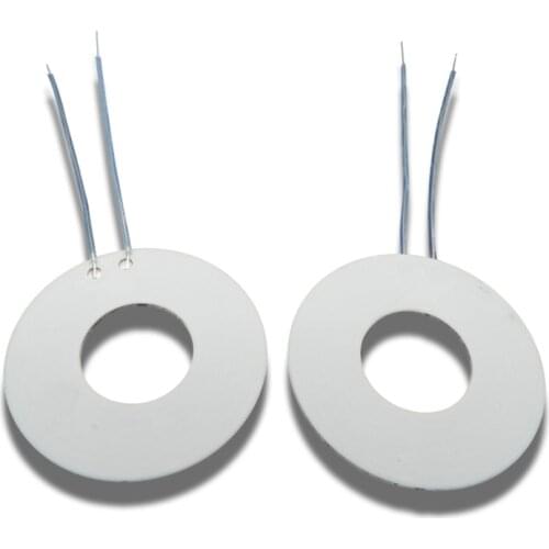 OD48-ID25MM High Temperature Ring Ceramic Heating Sheet Alumina Heater 5V12V24V