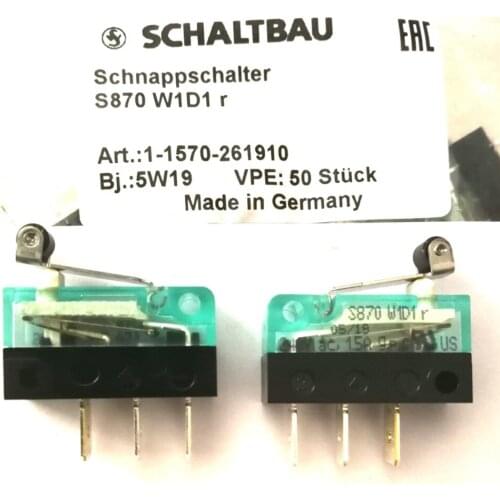 Original schaltbau micro switch S870 W1D1r Brand new and original