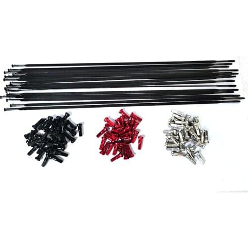 OTvTo 1432 Spokes Pillar PSR Aero 1432 Straight Pull Spokes Balck Red Silver PT734 Blue Alloy AL7075 Nipples 6.5g/pc (260mm)