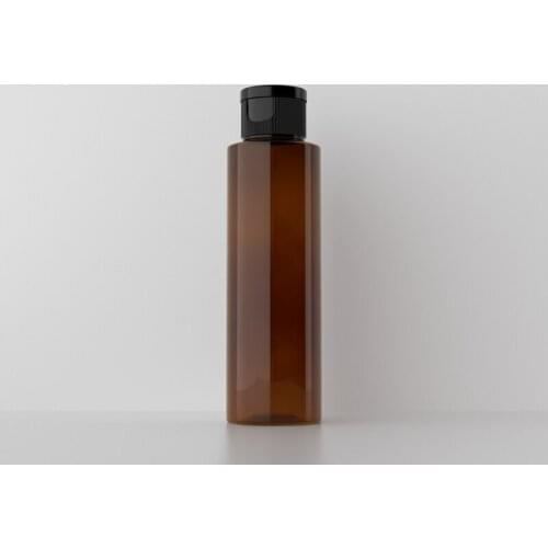 Empty Cosmetic Bottle 100ML With Flip Top Cap Shampoo Lotion Plastic Bottles Container Liquid Soap 100cc Personal Care Container