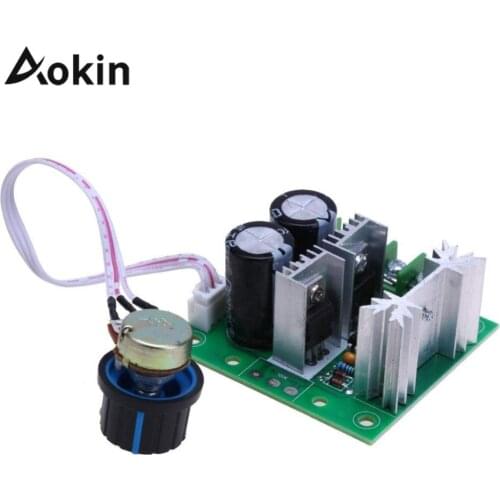 12v-40v 10A Pwm Dc Motor Speed Controller 400w High Torque Low Heat Radiation Frequency Controller With Knob-high Efficiency