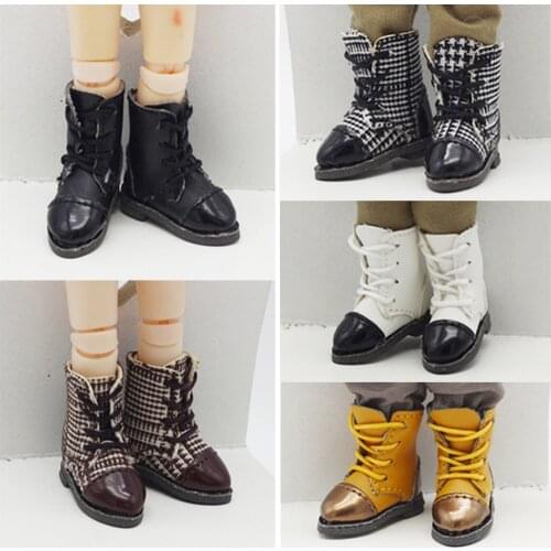 1Pair Ob11 Doll Boots Suitable for 1/12 BJD Doll , Pullip ,OB11,GSC ,YMY Doll Shoes Toy Shoes Accessories Best Gift for Kids