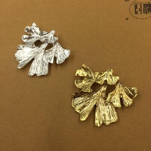 SEA MEW 20 PCS 30*28mm Fashion Metal Alloy Gold/Silver color Branch Connectors Charm For Jewelry Making