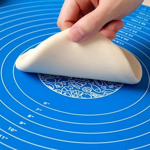 Silicone Non-Stick Silicone Thickening Mat Rolling Dough Liner Pad Pastries Cake Bakeware Paste Flour Table Sheet M56