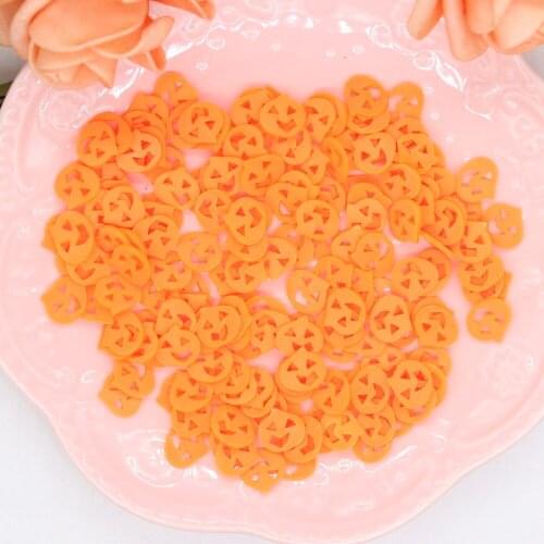 KLJUYP Cute Pumpkins Sequins for DIY Card Making Craft Color Collection
