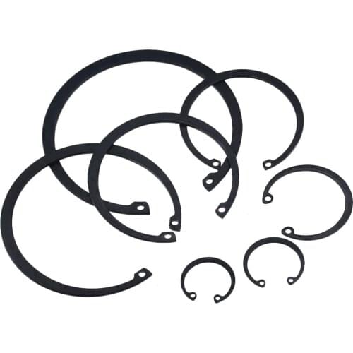 M8-M100 GB893 Circlip Snap Ring Retaining Ring Card Internal Clamp Spring C-type For Hole Snap Ring Carbon Steel M10 M12 M14 M9
