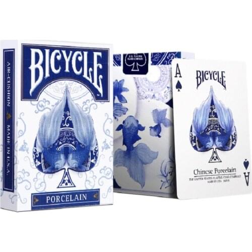 Bicycle Porcelain Playing Cards Chinaware Deck USPCC Collectable Poker Magic Cards Games Magic Tricks Props for Magician