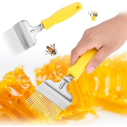 Honey Fork Stainless Steel Honey Comb Beekeeping Tool Accessories LBShipping