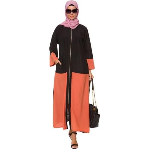 Dubai Middle East Loose Stitching Female Chiffon Muslim National Costume Dress for Women Plus Size Sacos De Mujer De Vestir Lady