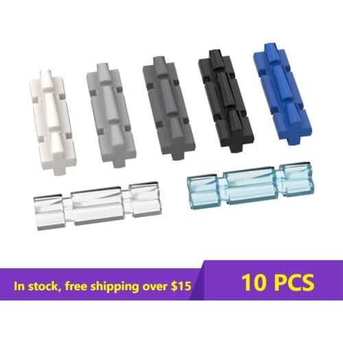 10PCS DIY Part 32062 Technical Axle 2 Notched Bricks Building Blocks DIY Educational High-Tech Spare Kid Toys Boy Girls Gift