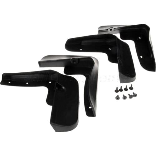 4Pcs Flexible Mud Flaps Mudflaps Splash Guards Mudguards Fender For Toyota Camry Sedan 4Dr 2007 2008 2009 2010 2011 Car Styling