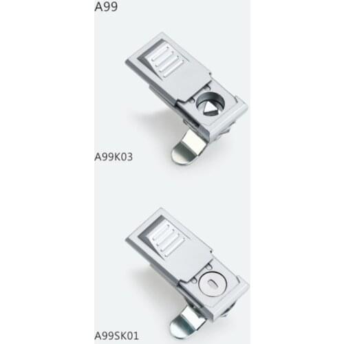 A99 Unique style zinc alloy Solar DC combine box Push cabinet cam lock