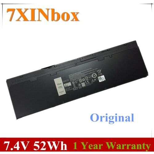 7XINbox 7.4V 52wh Original VFV59 W57CV GVD76 Laptop Battery For DELL Latitude E7240 E7250 W57CV 0W57CV WD52H GVD76 VFV59