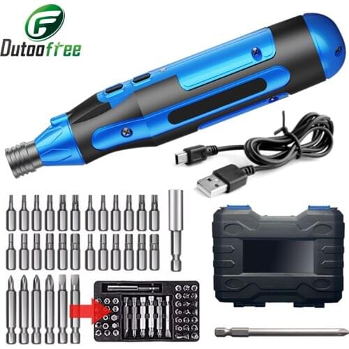 3.6V USB Cordless Electric Screwdriver Set Rechargeable Wireless Power Drill Screw Driver Kit Mini Wireless Drill Power Tool
