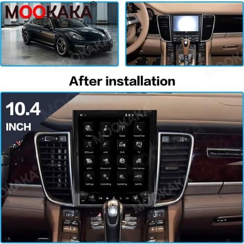 For Porsche Panamera 970 G1 2010 - 2016 Car Multimedia Player Radio Stereo GPS Navigation 64GB Android 9.0 Screen DSP Head Unit