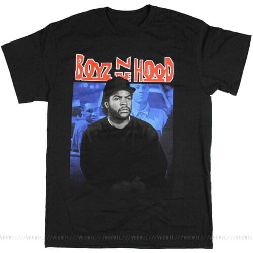 Boyz N The Hood Mens Doughboy Ice Cube Tre Styles Ricky T Shirt Men Women TEE Shirt Fast Shipping Funny Tops