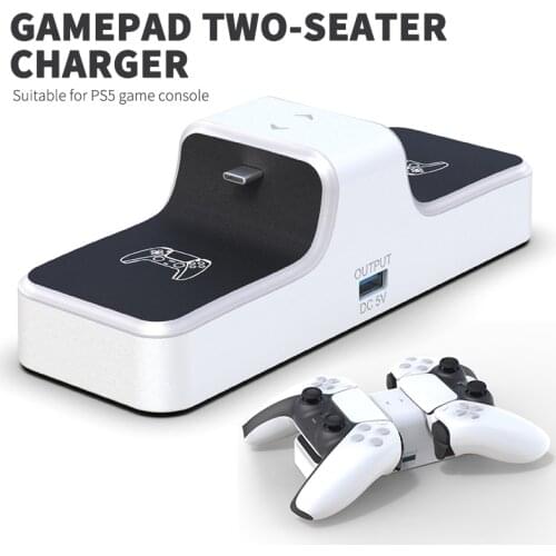 Gamepad Charging Holder for PlayStation5 Power Stand Charging Accessory For PS5 Controller Power Charger Dual USBC Charging Game