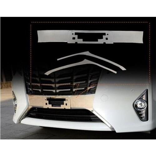 Front Bumper Strip Chrome Cover For TOYOTA ALPHARD VELLFIRE 30