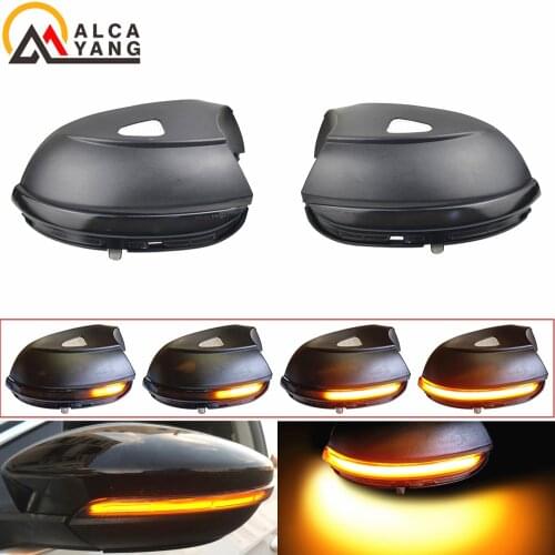 For VW 10-18CC Passat B7 Scirocco 09+ MK3 Dynamic Mirror Indicator Blinker Side LED Turn Signal Light Sequential EOS12-18 Beetle