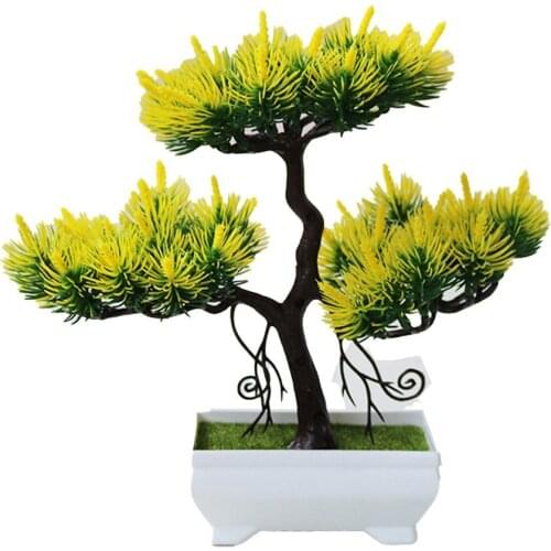 Fake Simulation Pot Flowers Home In Pots Office Plant Plants Shop Sinks