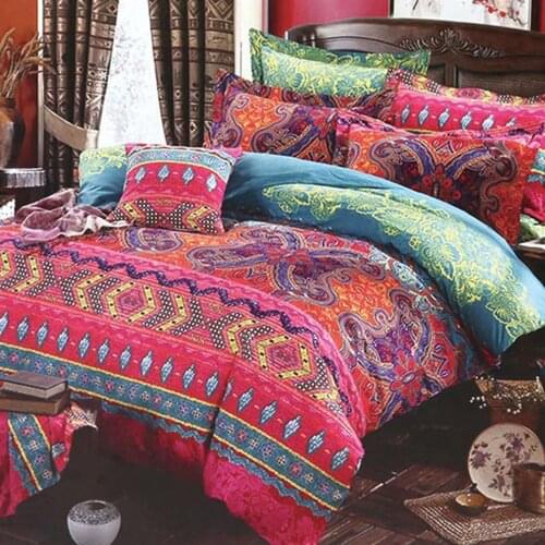Bohemian Mandala 3D Comforter Bedding Sets Duvet Cover Set Winter Bedsheet Pillowcase Queen King Size Bedlinen Bedspread