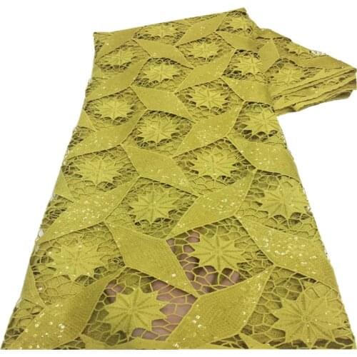 Milk Silk Lace African Lace Fabric 2021 High Quality Lace French Embroidery Sequins Lace Fabric For Nigerian Party Sewing x70-63