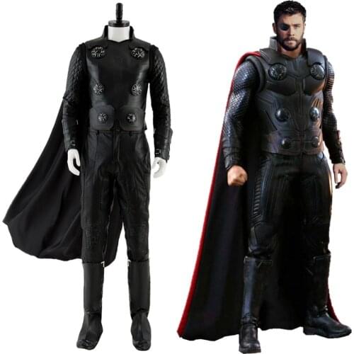 Thor Cosplay Costume Outfit Men Halloween Cosplay Costume for Males Females Adults Uniform Suit