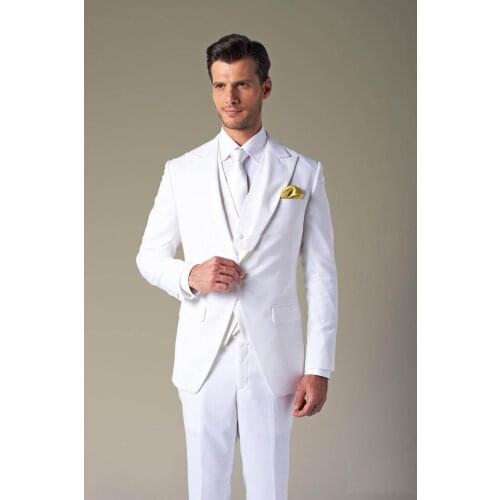2016 New Brand Men Suits Fashion Design Two Buttons Formal Business Suits Top Quality Wedding Tuxedo Size S-XXXL