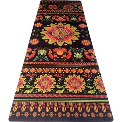 New Natural rubber yoga mat sports mat Black nation rubber non-slip soft comfortable yoga mat printing yoga mat fitness mat