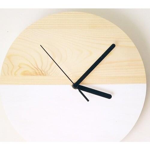 Simple Wood Nordic Wall Clock Minimalist Modern Bedroom Decorative Wall Clocks Silent Living Room Decoration Wall Watches