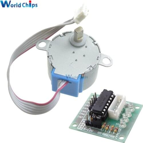 1Set 5 Line 4 Phase 5V Stepper Motor 28BYJ-48 + Drive Test Module Board ULN2003 Stepping Driver 28BYJ-48-5V