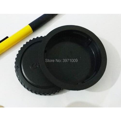 100PCS/SLR camera body cap rear lens cap front cover for Canon
