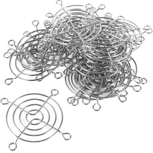 20 Pcs 60mm mini Iron Net High Quality PC Computer Fan Grill Protector Metal Wire Case Fan Grill Finger Guard Protector