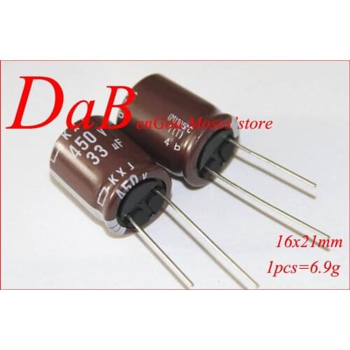450v 33uf 100% Original new NCC KXJ Electrolytic Capacitor capacitance Radial 16x21mm (100pcs)