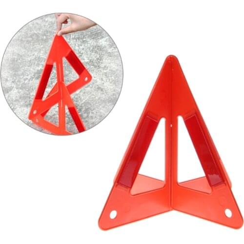 6Sets/Lot New Auto Car Warning Triangle Safety Emergency Reflective Vehicle Fault Cars Tripod Folded Stop Sign Car Safety Tools
