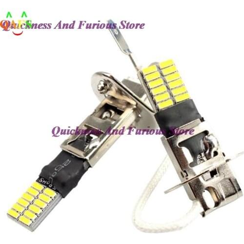 6500K HID Xenon White 24-SMD H1 LED Replacement Bulbs For Fog Lights Driving DRL