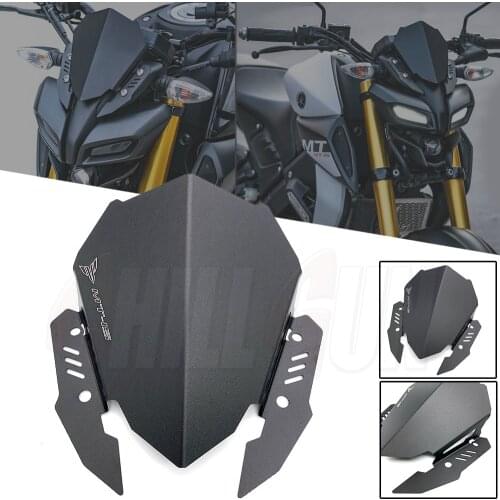 Motorcycle Accessories Alloy Screen Sports WindScreen Windshield Deflector For YAMAHA MT15 MT-15 2019 2020 2021 MT125 2020 2021