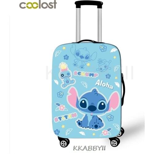 Disney Stitch Luggage Cover Elastic Suitcase Protective Cover for 18-32 Inch Trolley Baggage Case Bag Travel Accessories