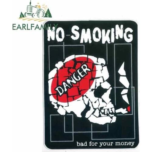 EARLFAMILY 13cm x 9.4cm For Funny No Smoking Meme Bad For Your Car Stickers Decals Suitable Occlusion Scratch Graffiti Sticker