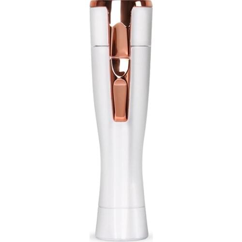 Electric Epilator 2 in 1 Facial Eyebrow Trimmer Hair Remover LED Light Shavers Women Body Face Removal Tool USB Rechargeable