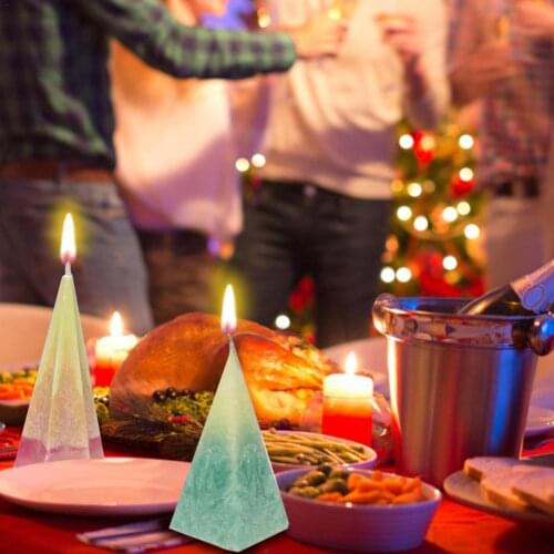 Pyramid Shape Mold Plastic Candle Molds For Making Candles