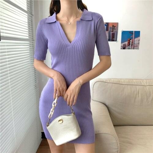 Heliar Fashionable Knitted Dresses