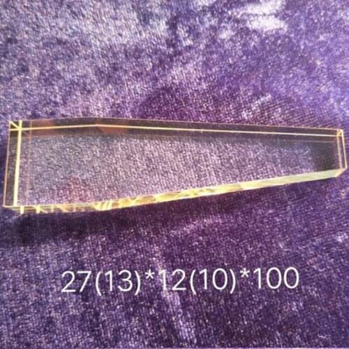 China factory customized 27(13)*12(10)*100 mm solar power prism for concentrating photovoltaic system