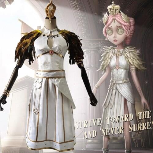 Game Identity V Cosplay Costumes Survivor Coordinator Martha Behamfil Cosplay Costume Upright Judgment Skin Uniforms Cloth Dress