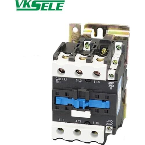LC1-D50 50A good price CJX2-50 series 220V 3 phase AC contactor magnetic