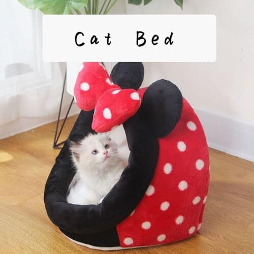 Hot Sale Pet Dog Cat Bed Cartoon Animal Styling All Seasons Soft Comfortable Color Fabric Breathable Cats House Cats Accessories