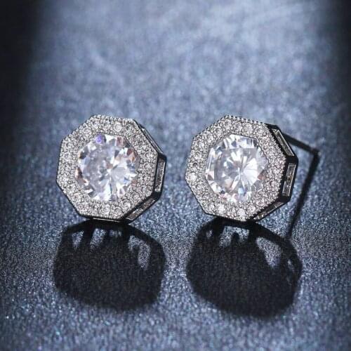 Fashion Creative Zircon Gossip Array Earrings For Women Literary Personalized Cute Stud Earring Trendy Female Jewelry Gift 2021