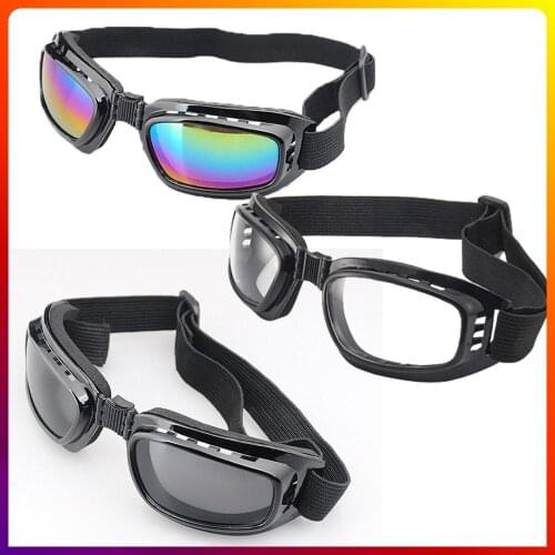 Motorcycle Goggles Polarized Day Night Cycling Sunglasses Temples Band Interchangeable Helmet Glasses