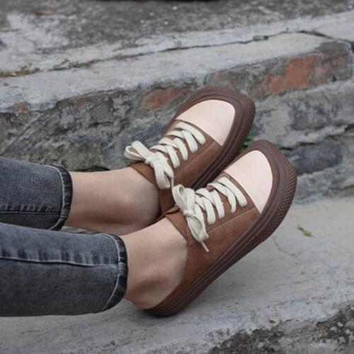 Womens Mules Slingbacks Barefoot Shoes 100% Genuine Leather Womens Slip-on Shoes 2011 Summer Womens Flat Shoes Square toe